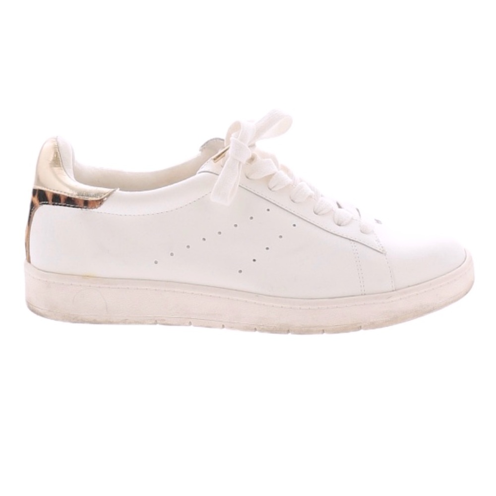 White House Black Market Weekend Sneaker With Gold, Leopard Detail sz 9